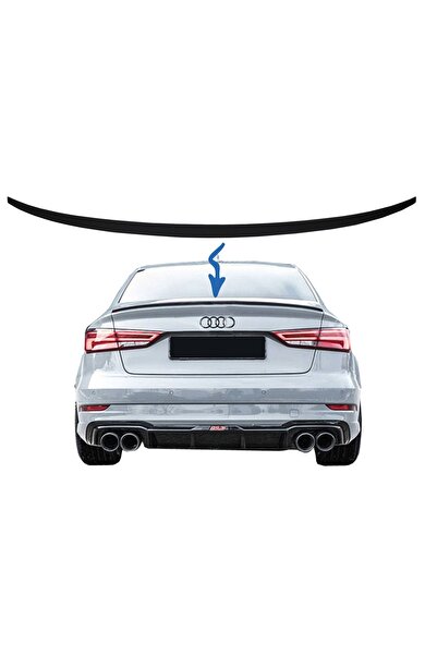 OEM Eleron Portbagaj compatibil cu Audi A3 8V Sedan (2013-Up) Negru Mat