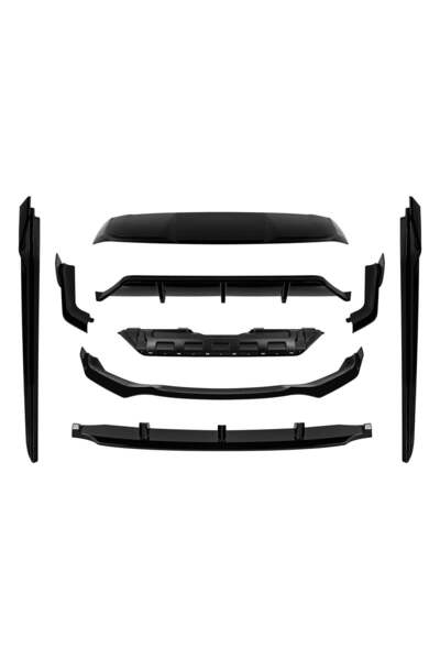 OEM PACHET AERO BMW X5 F15 2014-2018 NEGRU LUCIOS M DESIGN