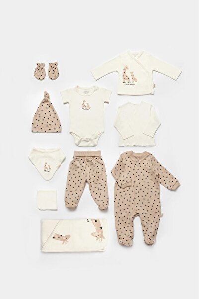 BabyCosy Baybcosy baby 10-piece hospital outfit set - ecru