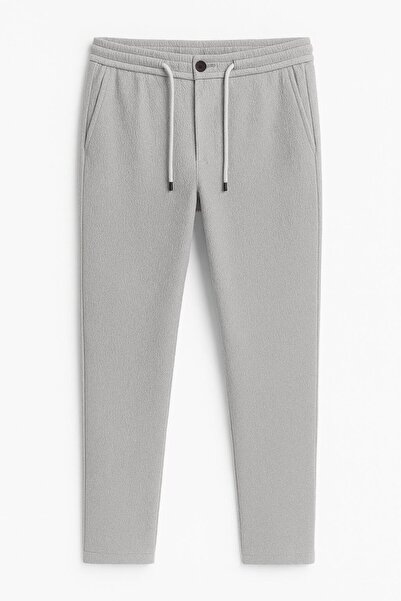 CGA Men's Gray White Stretchy Sports Pants Men's Trousers
