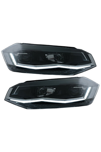 OEM Faruri LED compatibil cu VW Polo AW MK6 (2018-2020) Semnal Dinamic Secven...