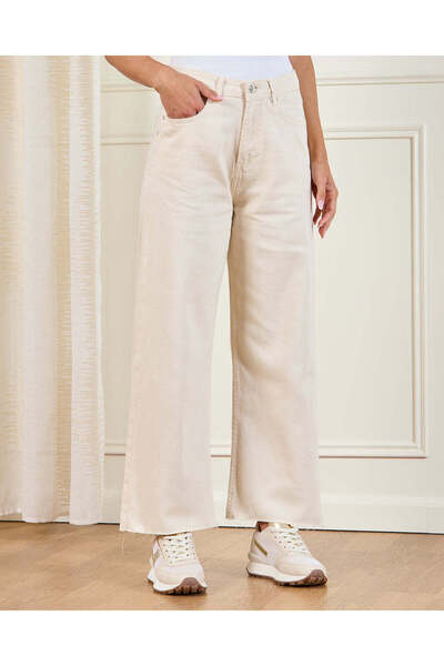 REDTAG Women White Culotte Jeans