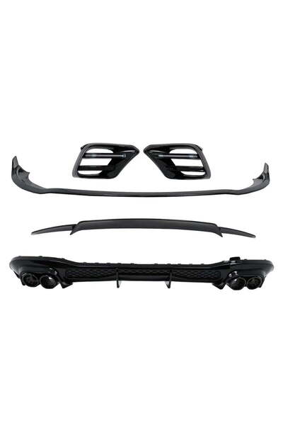 OEM Pachet Exterior Aero Mercedes S-Class W223 2020- Negru Lucios