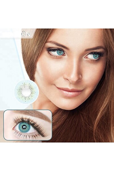 Fancy Look Ocean Blue Lentile de contact colorate albastre, pachet complet cu solutie si suport