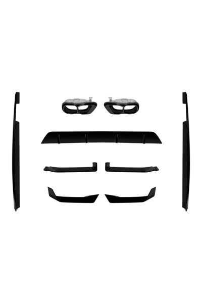 OEM Pachet aero BMW X6 G06 dupa 2023 М-technik Negru lucios