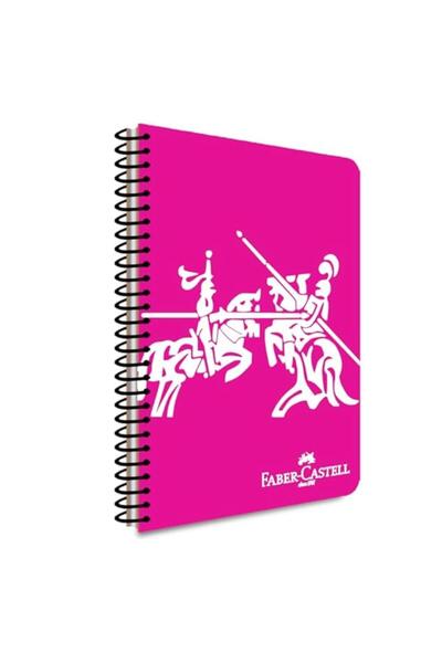 Faber Castell Faber-Castell Knights A4 100 Yaprak Plastik Kapak Spiralli Deft...