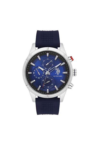 U.S. Polo Assn. Crossing Blue Dial Blue Stainless Steel Bracelet Multifunctio...