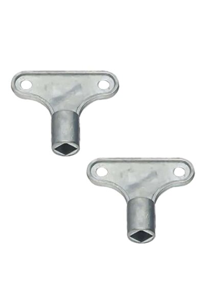 FONIX Home Pro Set of 2 Radiator Bleed Keys - Universal, Easy-to-Use, Portable, Silver