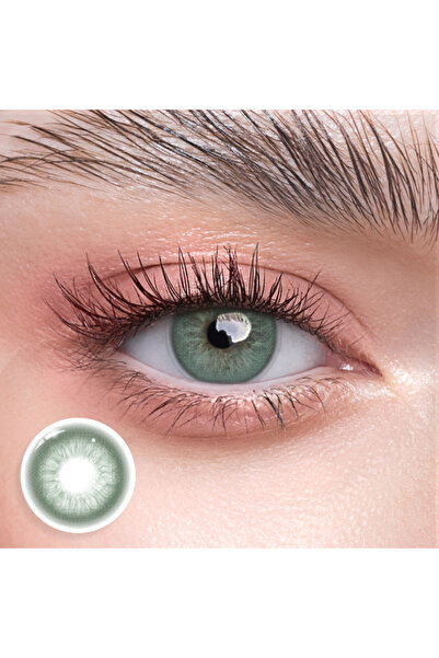 Fancy Look Unspoken Green Φακοί επαφής πράσινου χρώματος, πλήρες πακέτο με δι...