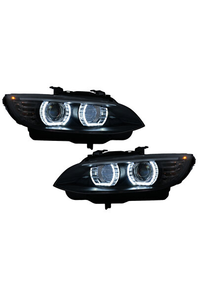 OEM Faruri Xenon Angel Eyes compatibil cu BMW Seria 3 E92 E93 (2006-2010) 3D ...