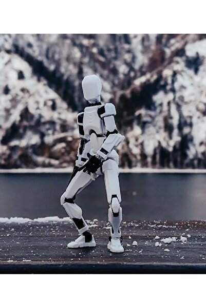 üç boyutlu haller Dummy 13 Robot Eklemleri Hareketli Figür Oyuncak