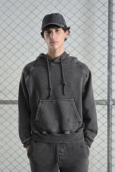 GIESTO Effective Washable Black Sweatshirt