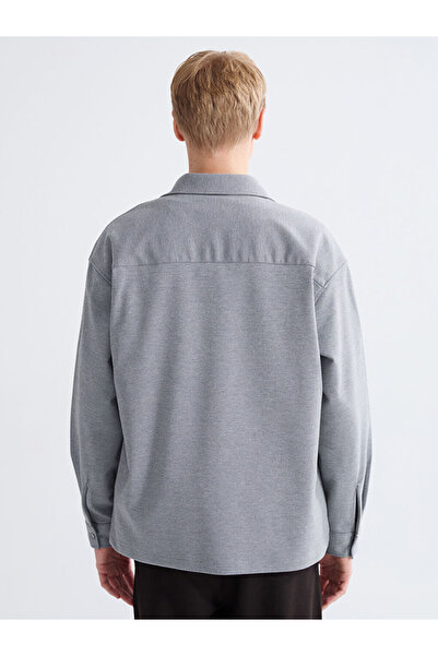 LC Waikiki Ανδρικό μακρυμάνικο πουκάμισο με κανονική εφαρμογή