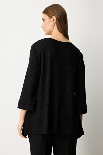 ON Μπλούζα από ύφασμα με λάμψη, άνετη εφαρμογή