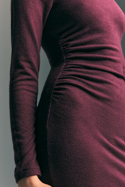 Stradivarius Triko midi elbise