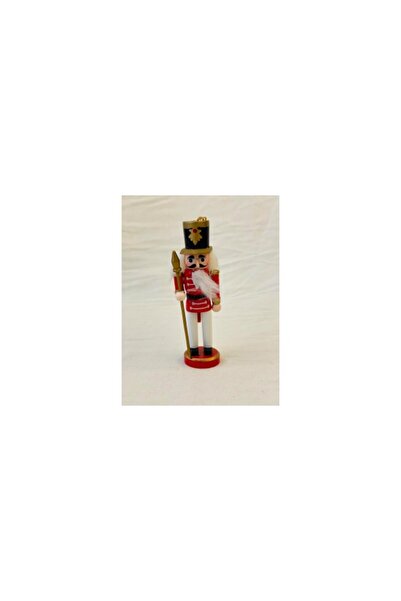 Aca Christmas Decoration - Soldiers, Set of 4 Nutcrackers, Red