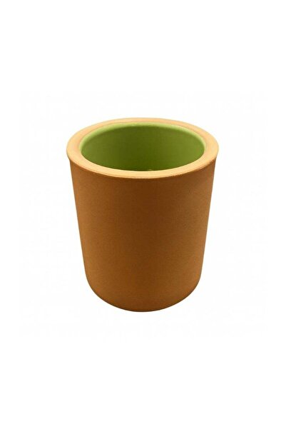 genernic KLaY Green Glazed Clay Tumbler – Pack of 3 – Handmade Terracotta Drinkware