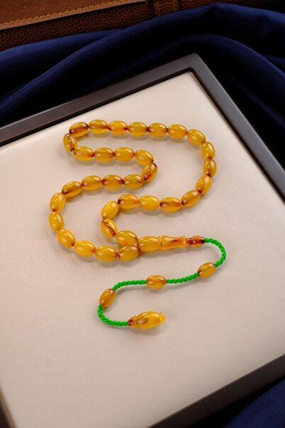 dergah tesbih Master Veyis Uygur Üst Düzey Koleksiyonluk Eski Osmanlı Sıkma Kehribar Tesbih (Antique Faturan Amber