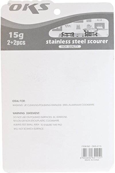 Home Dwell Steel Wool with Sponge - 2 + 1 x 2 Pcs - Effective Cleaning Scrub Pads for Kitchen and Ho