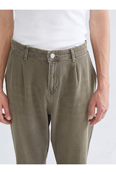 LC Waikiki Ανδρικό τζιν παντελόνι καφέ 800 Balloon Fit