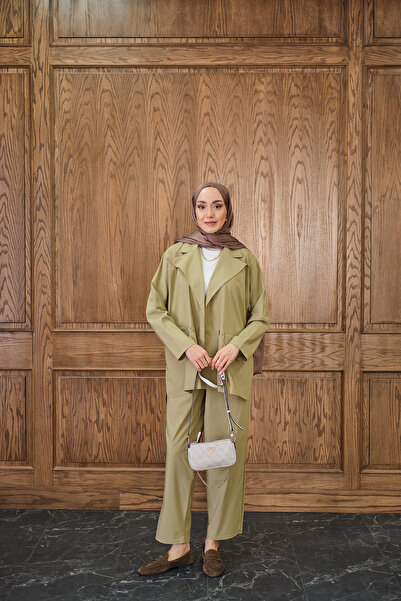 LOCCO Women's Jacket Suit Green