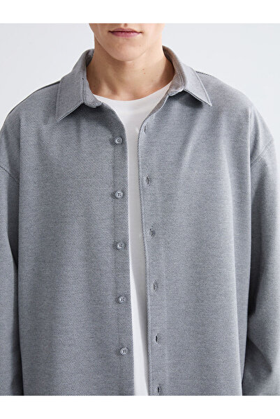 LC Waikiki Ανδρικό μακρυμάνικο πουκάμισο με κανονική εφαρμογή