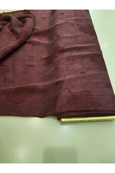 Safir Kumaş Elbiselik Desenli Gül İpek Kupra 3 Metre