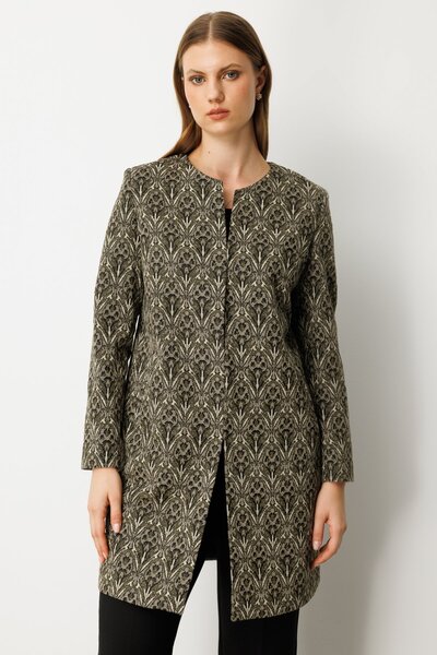 Mi Pret a Porter Mi Simli Desenli Ceket