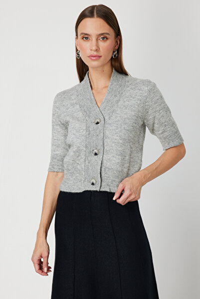 ON V Yaka Ribanalı Hırka