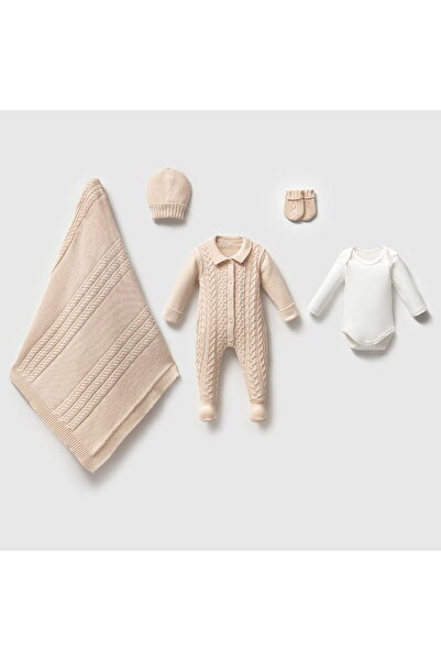Nipperland 8326N Unisex Bebek Triko Ayaklı Saçlı 5'li Kutulu Naturel Hastane ...