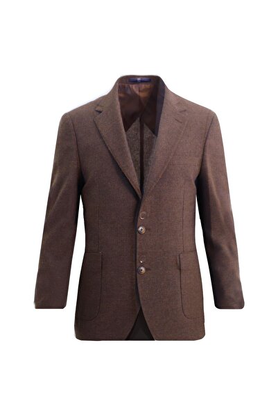 Uki KAHVE Mono Yaka Klasik Ceket