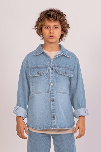 DMB BOYS & GIRLS MOW Kids Cămașă din denim Jachetă din denim