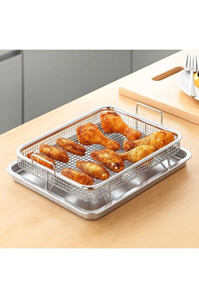 Afaq صينية قلي مستطيل