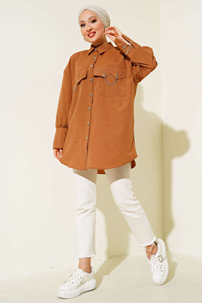 SHİROSA τουνίκ με λεπτομέρεια από αλυσίδα