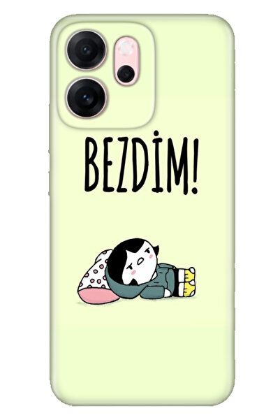 OPPO Reno 14F RetroTarz Kılıf Trendy Silikon Baskılı Bezdim