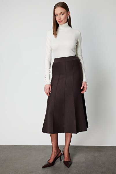 ON Pleated Midi Knit Skirt