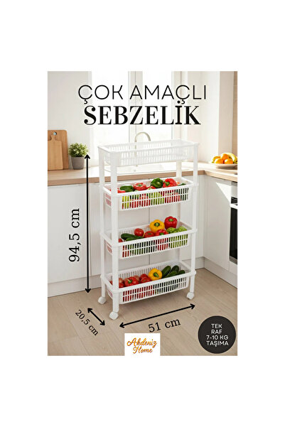 akdenizhome ORG-77 Organizers 4 Katlı Organizer – Düzenli ve Pratik Saklama Ç...