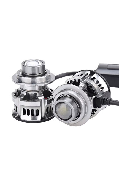 Ruan Set of 2 V6 LED H7 car bulbs 100W 6000k cold white light and luminous flux