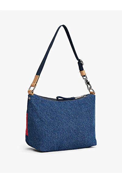 Tommy Hilfiger Tjw Archive Denim Shoulder Women's Blue Shoulder Bag Aw0Aw182131Af