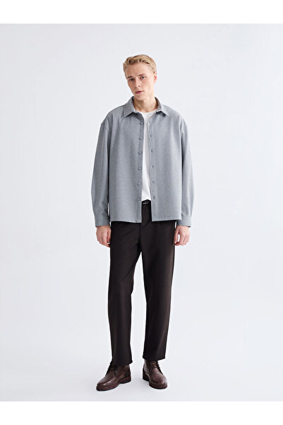 LC Waikiki Ανδρικό μακρυμάνικο πουκάμισο με κανονική εφαρμογή