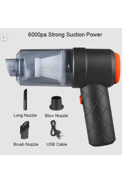 YT M2037 Handheld Cordless Vacuum Cleaner 2 in 1 Pistol Type for Home/Car