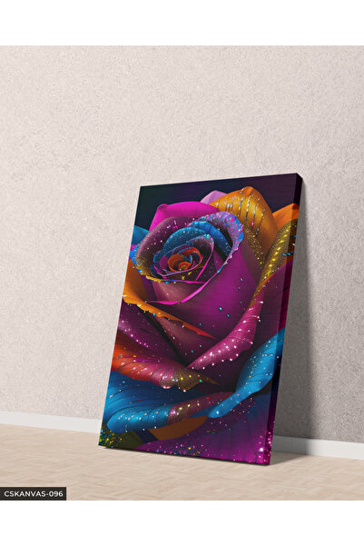 CeSht Colorful Flower One Piece Canvas, Canvas Painting
