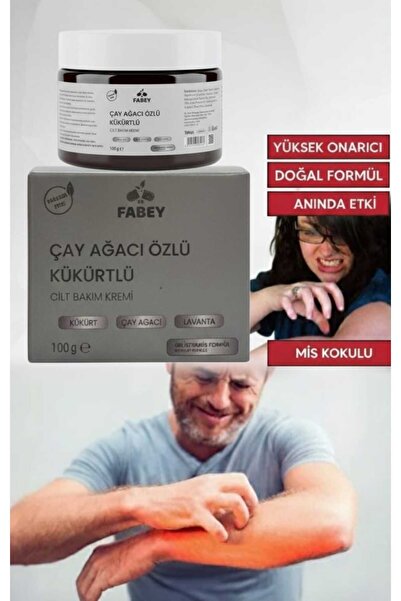 neşe natural esfabey Çay Ağacı Özlü Kükürtlü Krem 100g