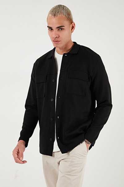 Buratti Cotton Regular Fit Classic Collar Chest Pocket Detailed Shirt Men's Shirt 5901220