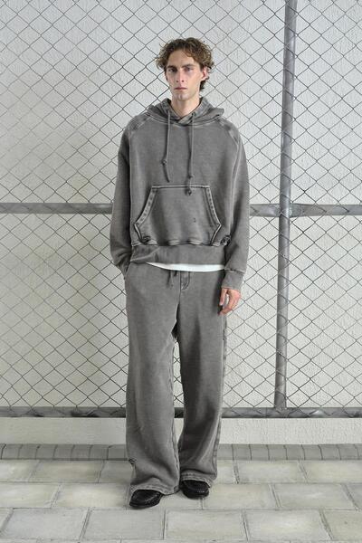 GIESTO Effective Washable Grey Sweatshirt