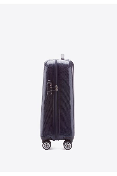Wittchen Valiză de cabină pentru bărbați din policarbonat, culoare uni, bleum...