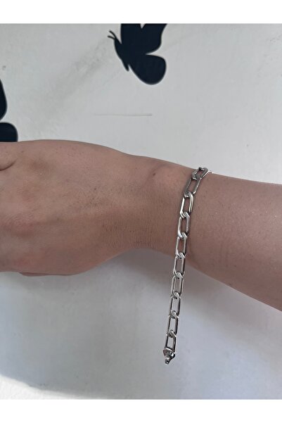 shop سوار يونيسكس من الفولاذ المقاوم للصدأ بلون فضي، موديل أتاشي، لا يفقد لونه