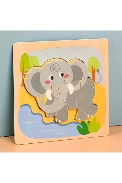 vivimall Puzzle 4 Pieces Elephant Model | MiniGeniu 5