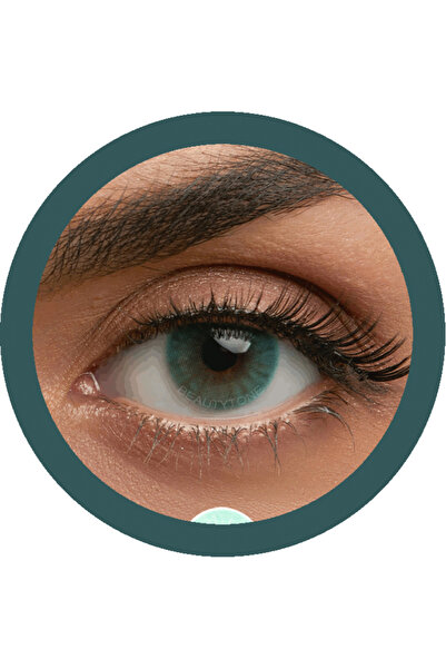 Fresh Lady Hidro Marine Turquoise colored contact lenses, complete package with solution and case