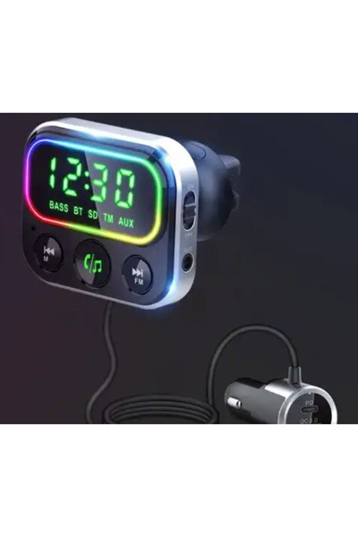 PRİZE Modulator Car FM Transmitter BC79 Bluetooth QC 3.0 black